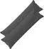 vidaXL Kissenbezug 2 stk. HOUTEN Anthrazit 40 x 145 cm Polyester