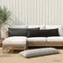 vidaXL Kissenbezug 2 stk. HOUTEN Anthrazit 40 x 145 cm Polyester