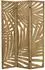 ML-Design Paravent 3-Teilig Sapporo Natur Raumteiler 170x121 cm aus Paulownia-Holz