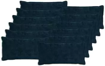 vidaXL Kissenbezug 12 stk. HOUTEN Marineblau 40 x 80 cm