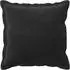 vidaXL Kissenbezug 2 pcs HOUTEN Schwarz 35 x 35 cm Samt