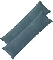 vidaXL Kissenbezug 2 stk. HOUTEN Blau 40 x 145 cm Chenille-Stoff