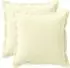 vidaXL Kissenbezug 2 stk. HOUTEN Creme 40 x 40 cm Polyester