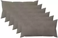 vidaXL Kissenbezug 6 pcs HEERLEN Hellgrau 40 x 70 cm Samt