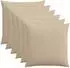 vidaXL Kissenbezug 6 pcs HEERLEN Taupe 80 x 80 cm Cord