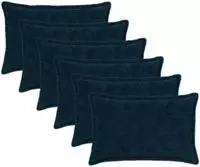 vidaXL Kissenbezug 6 stk. HOUTEN Marineblau 40 x 60 cm