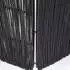Xtradefactory Paravent Nature schwarz, Weidenholz, 165x120cm (HxB)