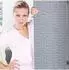 Relaxdays Paravent Kunststoff Holz Grau Weiß 3-teilig Faltbar 170 cm x 120 cm x 2 cm 3,6 kg