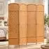 HomCom Room Divider Polypropylen Kiefernholz 180L x 1,7B x 180H cm Naturholz