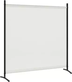 Woltu WOLTU Paravent Raumteiler 1-teiliger Freistehender Sichtschutz 180x177 cm Creme