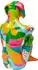 KARE Deko Figur Dog Gillie Abstract