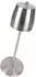 Relaxdays Standaschenbecher Edelstahl Silber Höhenverstellbar 68 cm x 15 cm