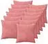 vidaXL Kissenbezug 12 pcs HEERLEN Rosa 50 x 50 cm Samt