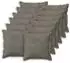 vidaXL Kissenbezug 12 pcs HOUTEN Hellgrau 50 x 50 cm Samt