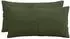 vidaXL Kissenbezug 2 pcs ALMELO Grün 40 x 70 cm Cord