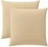 vidaXL Kissenbezug 2 pcs HEERLEN Beige 60 x 60 cm Polyester