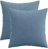 vidaXL Kissenbezug 2 pcs HEERLEN Blau 30 x 30 cm Cord