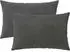vidaXL Kissenbezug 2 pcs HEERLEN Dunkelgrau 50 x 70 cm Samt