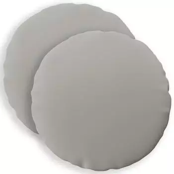 vidaXL Kissenbezug 2 pcs HEERLEN Grau &Oslash; 50 cm Polyester