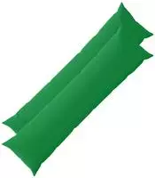 vidaXL Kissenbezug 2 pcs HEERLEN Gr&uuml;n 40 x 145 cm Polyester
