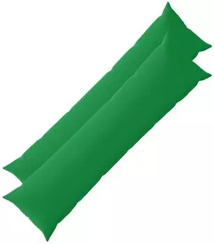 vidaXL Kissenbezug 2 pcs HEERLEN Gr&uuml;n 40 x 145 cm Polyester