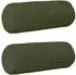 vidaXL Kissenbezug 2 pcs HEERLEN Grün Ø 15 x 40 cm Cord