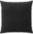 vidaXL Kissenbezug 2 pcs HEERLEN Schwarz 65 x 65 cm Samt