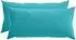 vidaXL Kissenbezug 2 pcs HEERLEN Türkis 40 x 80 cm Polyester