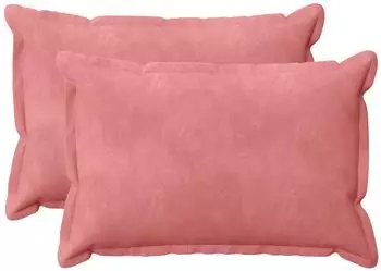vidaXL Kissenbezug 2 pcs HOUTEN Rosa 50 x 80 cm Samt