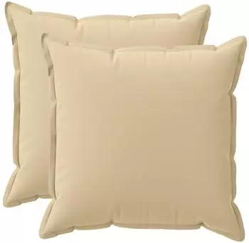 vidaXL Kissenbezug 2 stk. HOUTEN Beige 80 x 80 cm Polyester