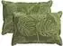 vidaXL Kissenbezug 2 stk. HOUTEN Blattdesign 50 x 70 cm Polyester