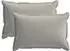 vidaXL Kissenbezug 2 stk. HOUTEN Grau 50 x 70 cm Polyester