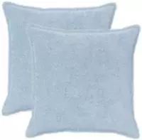 vidaXL Kissenbezug 2 stk. HOUTEN Himmelblau 70 x 70 cm