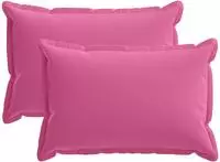vidaXL Kissenbezug 2 stk. HOUTEN Rosa 50 x 70 cm Polyester