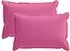 vidaXL Kissenbezug 2 stk. HOUTEN Rosa 50 x 70 cm Polyester
