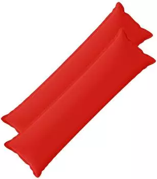 vidaXL Kissenbezug 2 stk. HOUTEN Rot 40 x 145 cm Polyester