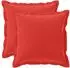 vidaXL Kissenbezug 2 stk. HOUTEN Rot 50 x 50 cm Polyester