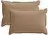 vidaXL Kissenbezug 2 stk. HOUTEN Taupe 40 x 60 cm Polyester