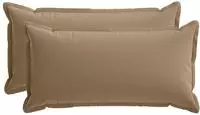 vidaXL Kissenbezug 2 stk. HOUTEN Taupe 40 x 80 cm Polyester