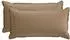 vidaXL Kissenbezug 2 stk. HOUTEN Taupe 40 x 80 cm Polyester