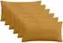 vidaXL Kissenbezug 6 pcs ALMELO Gelb 40 x 80 cm Cord