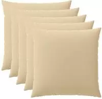 vidaXL Kissenbezug 6 pcs HEERLEN Beige 60 x 60 cm Polyester