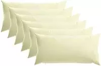 vidaXL Kissenbezug 6 pcs HEERLEN Creme 40 x 80 cm Polyester