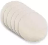vidaXL Kissenbezug 6 pcs HEERLEN Creme &Oslash; 60 cm Boucl&eacute;