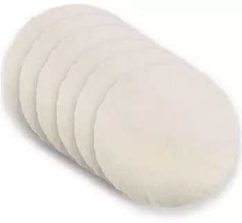 vidaXL Kissenbezug 6 pcs HEERLEN Creme &Oslash; 60 cm Boucl&eacute;