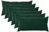 vidaXL Kissenbezug 6 pcs HEERLEN Dunkelgrün 40 x 80 cm Samt