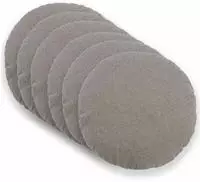 vidaXL Kissenbezug 6 pcs HEERLEN Hellgrau &Oslash; 50 cm Boucl&eacute;
