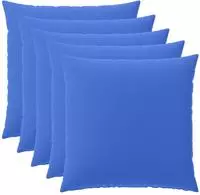 vidaXL Kissenbezug 6 pcs HEERLEN K&ouml;nigsblau 65 x 65 cm Polyester