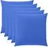 vidaXL Kissenbezug 6 pcs HEERLEN Königsblau 65 x 65 cm Polyester