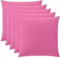 vidaXL Kissenbezug 6 pcs HEERLEN Rosa 65 x 65 cm Polyester